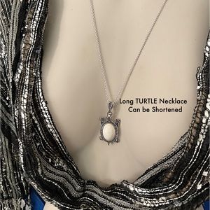 FINAL💕Long Turtle Necklace, Turtle Pendant Necklace